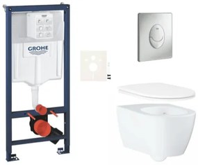 Závesný wc set do ľahkých stien / predstenová montáž GROHE Essence SIKOGRSESSAP00, 1 ks