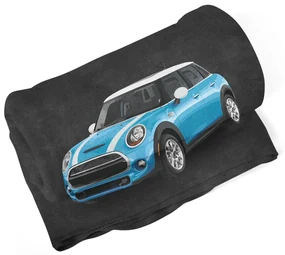 Sablio Deka Mini sedan Čierne pozadie - 150x120 cm
