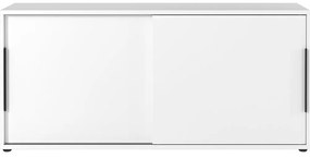 Biela skrinka s posuvnými dverami 160x74 cm Mailand – Germania