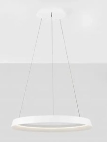 LED stmievateľný biely dizajnový luster Ormi 60