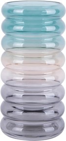 Sklenená malá váza PT Living Rings, výška 25 cm