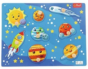 Drevená hračka - Puzzle medium - Kozmos