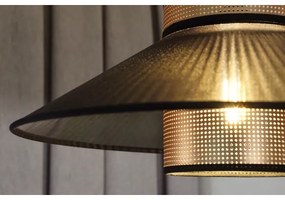 Duolla - Prisadený luster RIO SHINY 1xE27/15W/230V pr. 45 cm čierna/medená