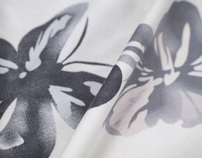 Obliečky z mikrovlákna BLACK BUTTERFLY krémové Rozmer obliečky: 2 ks 70 x 80 cm | 160 x 200 cm