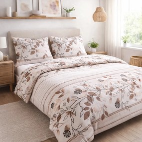 BAVLNENÉ OBLIEČKY COTTONLOVE 200X220 CM, 2KS 70X80 CM LISTY