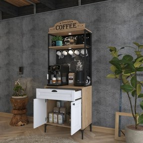 Skriňa Jehy Walnut and White