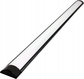 BERGE LED panel čierny - 8W - 30cm - neutrálna biela