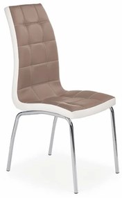 Jedálenská stolička DUO cappucino/biela