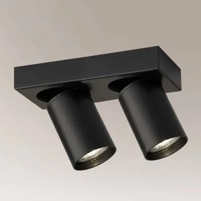 Shilo 7972 - Bodové svietidlo TARUMI 2xGU10/15W/230V čierna