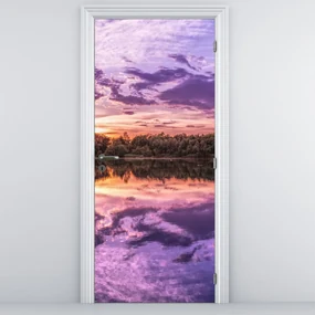 Fototapeta na dvere - Fialové nebo (95x205cm)