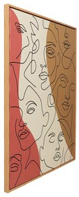 Faccia Arte Tri Colore obraz mix 90x120 cm