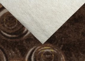 Koberce Breno Metrážny koberec DROPS 43, šíře role 500 cm, hnedá, viacfarebná