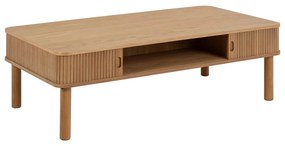 Konferenčný stolík v dekore duba v prírodnej farbe 70x130 cm Langley – Actona