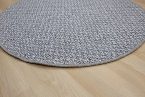 Vopi koberce Kusový koberec Toledo šedé kruh - 120x120 (priemer) kruh cm
