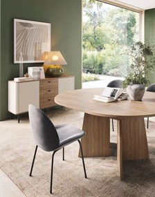 Rozkladací okrúhly stôl 120/160 cm orech royal Aurena AU9