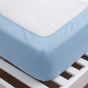 4Home jersey prestieradlo DELUXE modrá, 180 x 200 cm, 180 x 200 cm
