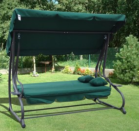 Záhradná hojdačka RAMIZ 8011 - zelená