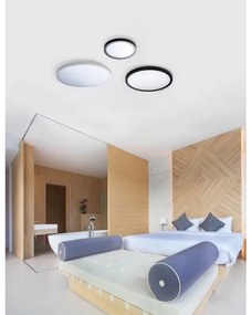 Azzardo AZ4243 - LED Stropné svietidlo MALTA LED/24W/230V pr. 30 cm čierna