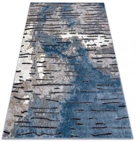 Moderný koberec COZY 8876 Rio - Štrukturálny, dve vrstvy rúna, modrá Veľkosť: 120x170 cm