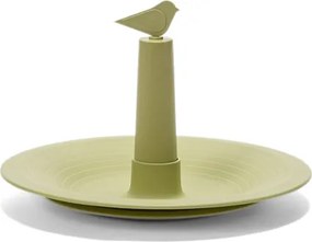 Plastia Napájadlo pre vtáky Finch, olivová