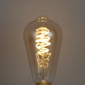 Sada 5 ks Inteligentná stmievateľná LED žiarovka E27 ST64 Jantárová 4,9 W 320 lm 2500 K