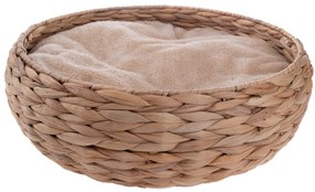 Pletený pelech pre mačky béžová, 43 x 15 cm