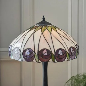 Endon 64177 - Stolná lampa Tiffany HUTCHINSON 1xE27/60W/230V pr. 40 cm
