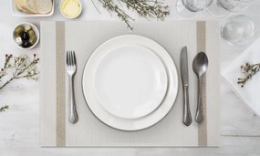 Podložka pod tanier RUBY biela (6 ks)