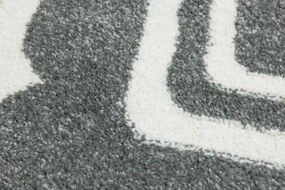 Koberec Lima M138A svetlosivý / krémový