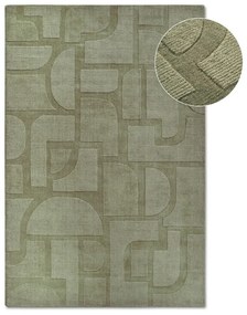 Zelený ručne tkaný vlnený koberec 80x150 cm Alexis – Villeroy&amp;Boch