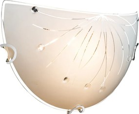 Nástenná lampa Calimero I 25 cm, dekoračné kamienky