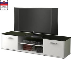 TV stolík Zuno New 1 - čierna / biela