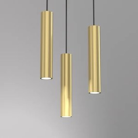 Luster na lanku RAITO 3xGU10/8W/230V mosadz