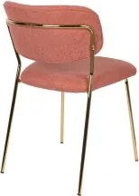 WLL JOLIEN GOLD stolička Ružová