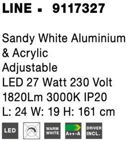 LED stojaca lampa Line