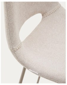 Béžová barová stolička (výška sedadla 65 cm) Zahara – Kave Home
