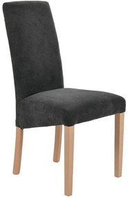 Stolička Tobago 2 antracit/ Nohy prírodné