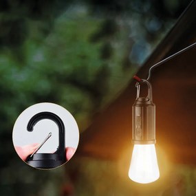 SOLIGHT LED nabíjacia žiarovka Camping, 100lm, Li-Ion, display box