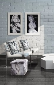 GOBELÍNOVÁ DEKORAČNÁ OBLIEČKA NA VANKÚŠ LADY08 45X45 CM VZOROVANÁ