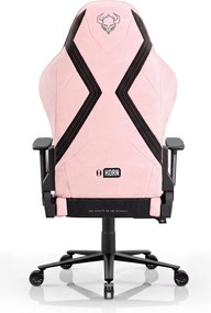 Látková herná stolička čierno-ružová Diablo X-Horn 2.0 Akira Pink Normal