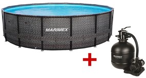Marimex | Bazén Marimex Florida Premium 4,88x1,22m s filtráciou - motív RATAN | 19900084