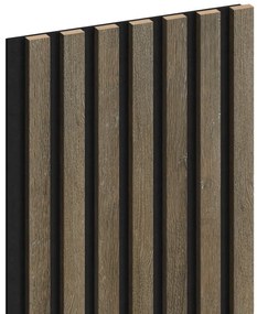 Mexen Lam-F, akustické stenové lamely 275 × 31,5 cm, filc 6 mm, dub espresso, S105-275317-2812-065