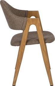 PROXIMA.store - Čalúnená jedálenska stolička RUIZ FARBA: sivá