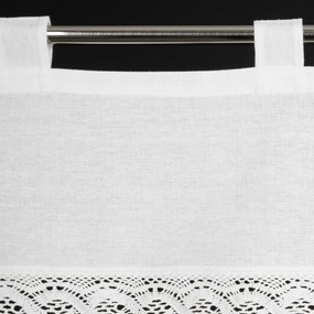 FIRANA GOTOWA VINCE NA SZELKACH 150X30 CM BIAŁY