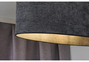 Duolla - Luster na lanku OVAL 2xE27/15W/230V šedá