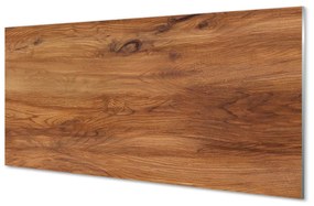Sklenený obklad do kuchyne Drevo uzlov obilia 140x70 cm