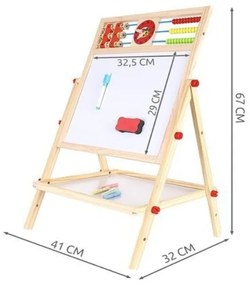 INFANTASTIC Detská drevená tabuľa 9449
