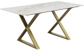 Eternity stôl mosadzný 160x80 cm