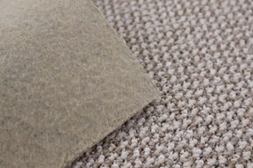 Spoltex, Metrážny koberec Texas 13 béžový, na mieru, šíře 4m, béžová, filc, chodba / predsieň