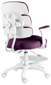 Detská rastúca stolička Neoseat KIDDY THREE — látka, fialová